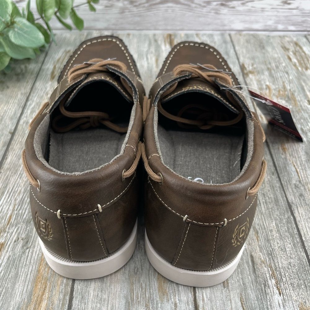Men’s Chaps Benny Boat Shoes Size 10 - Picture 4 of 5